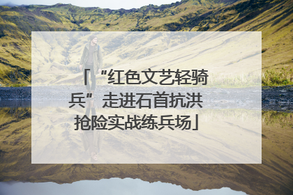 “红色文艺轻骑兵”走进石首抗洪抢险实战练兵场