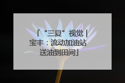“三夏”视觉｜宝丰：流动加油站 送油到田间
