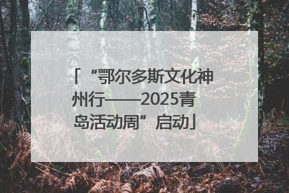 “鄂尔多斯文化神州行——2025青岛活动周”启动