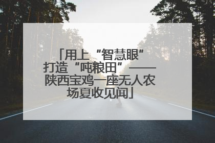 用上“智慧眼” 打造“吨粮田”——陕西宝鸡一座无人农场夏收见闻