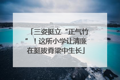 三姿挺立“正气竹”！这所小学让清廉在挺拔脊梁中生长