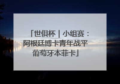 世俱杯｜小组赛：阿根廷博卡青年战平葡萄牙本菲卡