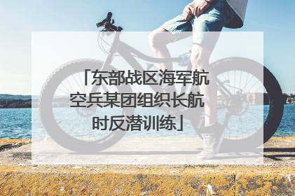 东部战区海军航空兵某团组织长航时反潜训练