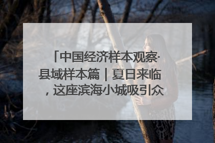 中国经济样本观察·县域样本篇｜夏日来临，这座滨海小城吸引众多年轻人打卡……