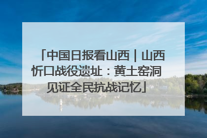 中国日报看山西｜山西忻口战役遗址：黄土窑洞见证全民抗战记忆