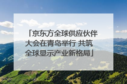 京东方全球供应伙伴大会在青岛举行 共筑全球显示产业新格局