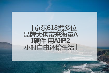 京东618携多位品牌大佬带来海量AI硬件 用AI把2小时自由还给生活