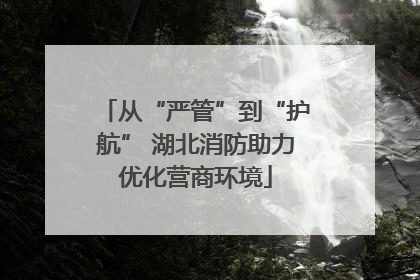 从“严管”到“护航” 湖北消防助力优化营商环境