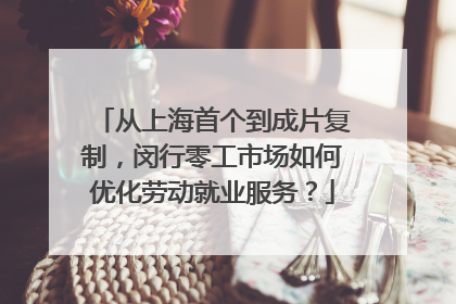 从上海首个到成片复制，闵行零工市场如何优化劳动就业服务？