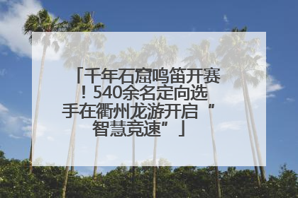 千年石窟鸣笛开赛！540余名定向选手在衢州龙游开启“智慧竞速”