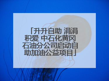 升升自助 涓涓积爱 中石化黄冈石油分公司启动自助加油公益项目