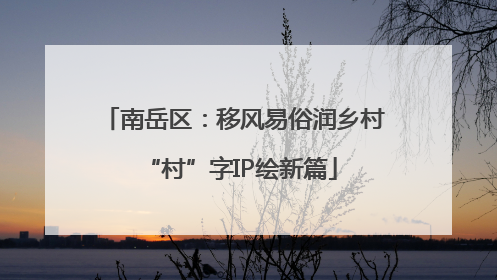 南岳区：移风易俗润乡村 “村”字IP绘新篇