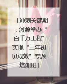 冲刺关键期，河源举办“百千万工程”实现“三年初见成效”专题培训班