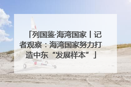 列国鉴·海湾国家丨记者观察：海湾国家努力打造中东“发展样本”