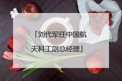 刘代军任中国航天科工副总经理