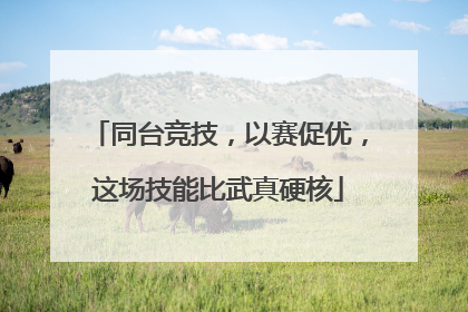 同台竞技，以赛促优，这场技能比武真硬核