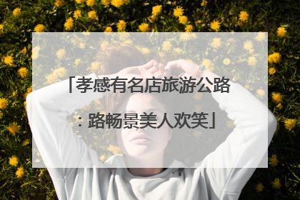 孝感有名店旅游公路：路畅景美人欢笑