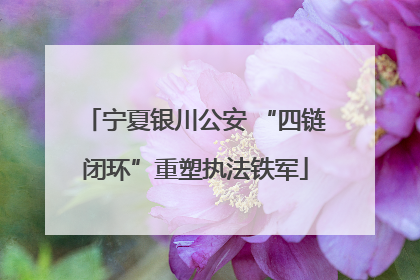 宁夏银川公安 “四链闭环”重塑执法铁军