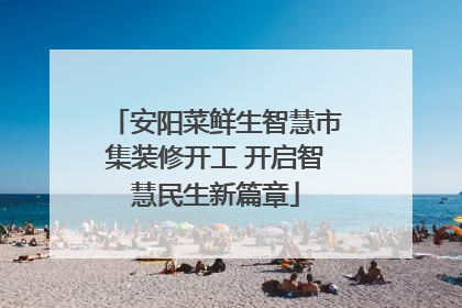 安阳菜鲜生智慧市集装修开工 开启智慧民生新篇章