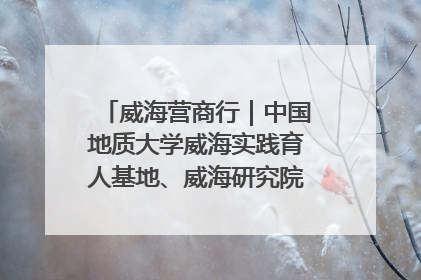 威海营商行｜中国地质大学威海实践育人基地、威海研究院在经开区揭牌