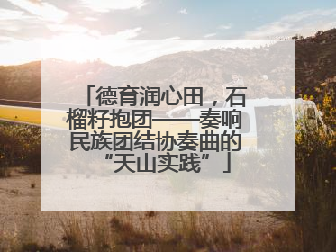 德育润心田，石榴籽抱团——奏响民族团结协奏曲的“天山实践”