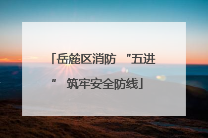 岳麓区消防 “五进” 筑牢安全防线