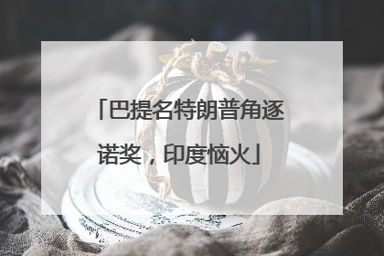 巴提名特朗普角逐诺奖，印度恼火