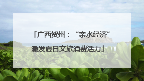 广西贺州：“亲水经济”激发夏日文旅消费活力