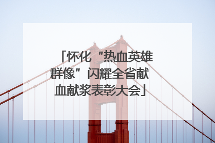怀化“热血英雄群像”闪耀全省献血献浆表彰大会