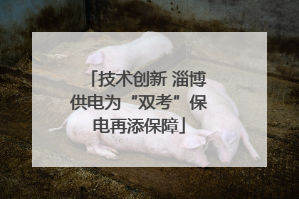 技术创新 淄博供电为“双考”保电再添保障