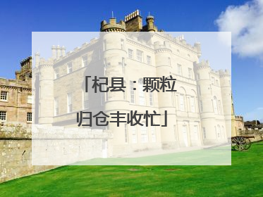 杞县：颗粒归仓丰收忙