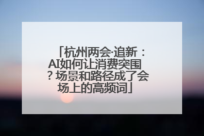 杭州两会·追新：AI如何让消费突围？场景和路径成了会场上的高频词