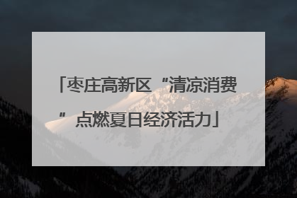 枣庄高新区“清凉消费”点燃夏日经济活力