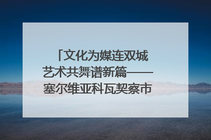 文化为媒连双城 艺术共舞谱新篇——塞尔维亚科瓦契察市代表团访问日照