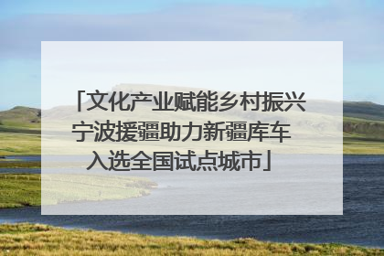 文化产业赋能乡村振兴 宁波援疆助力新疆库车入选全国试点城市