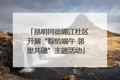 昆明同德锦江社区开展“粽情端午 邻里共融”主题活动