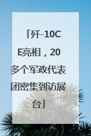 歼-10CE亮相，20多个军政代表团密集到访展台
