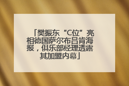 樊振东“C位”亮相德国萨尔布吕肯海报，俱乐部经理透露其加盟内幕