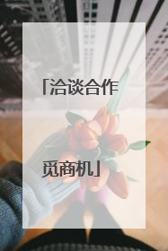 洽谈合作觅商机