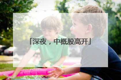 深夜，中概股高开