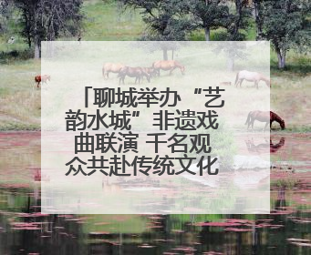 聊城举办“艺韵水城”非遗戏曲联演 千名观众共赴传统文化盛宴