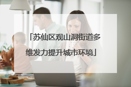 苏仙区观山洞街道多维发力提升城市环境