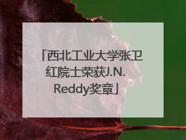 西北工业大学张卫红院士荣获J.N.Reddy奖章