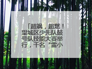 超飒，超燃！望城区少先队鼓号队技能大赛举行，千名“雷小锋”风采闪耀