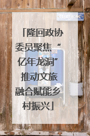 隆回政协委员聚焦“亿年龙洞” 推动文旅融合赋能乡村振兴
