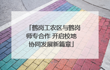 鹤岗工农区与鹤岗师专合作 开启校地协同发展新篇章